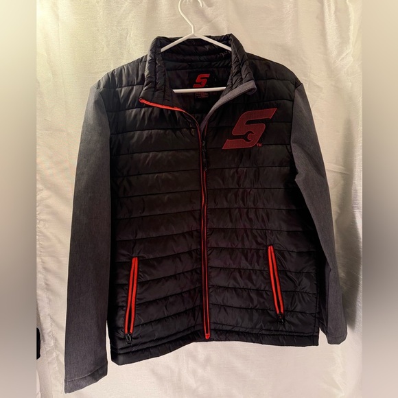 Snap On Tools Men's S Jacket Quilted Puffer Full Zip Lightweight Black NWOT - Picture 1 of 7